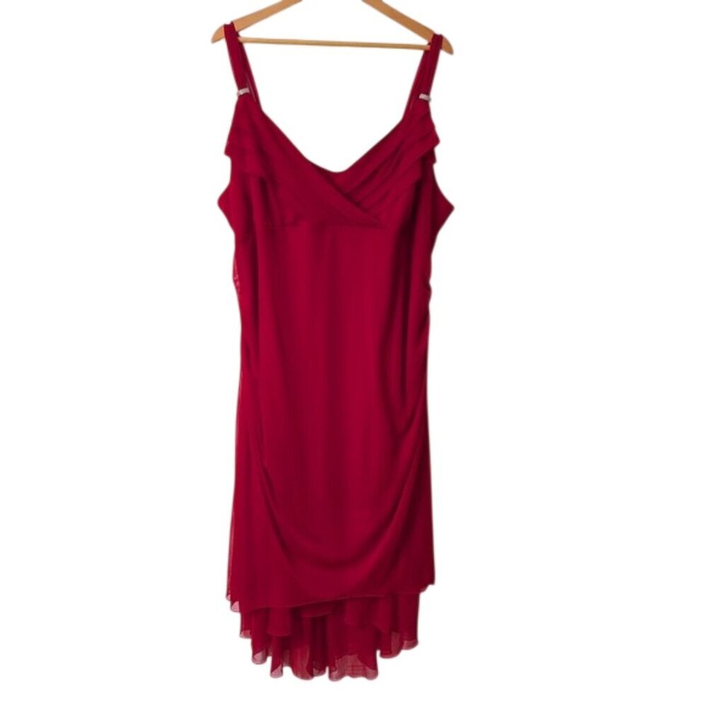 Fashion Bug‎ Red High Low Dress 26W